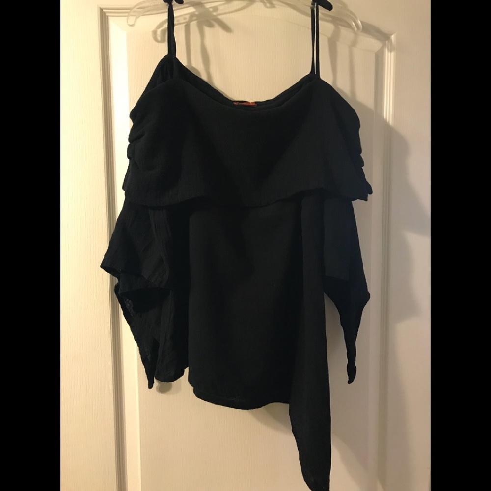 Black Oh My Gauze Top - Size 2 never worn by me.